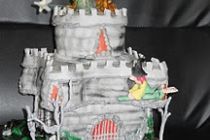 Tort Castelul Vrajitorului Verde/Green wizard s castle cake
